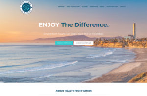 chiropractic website design carlsbad ca