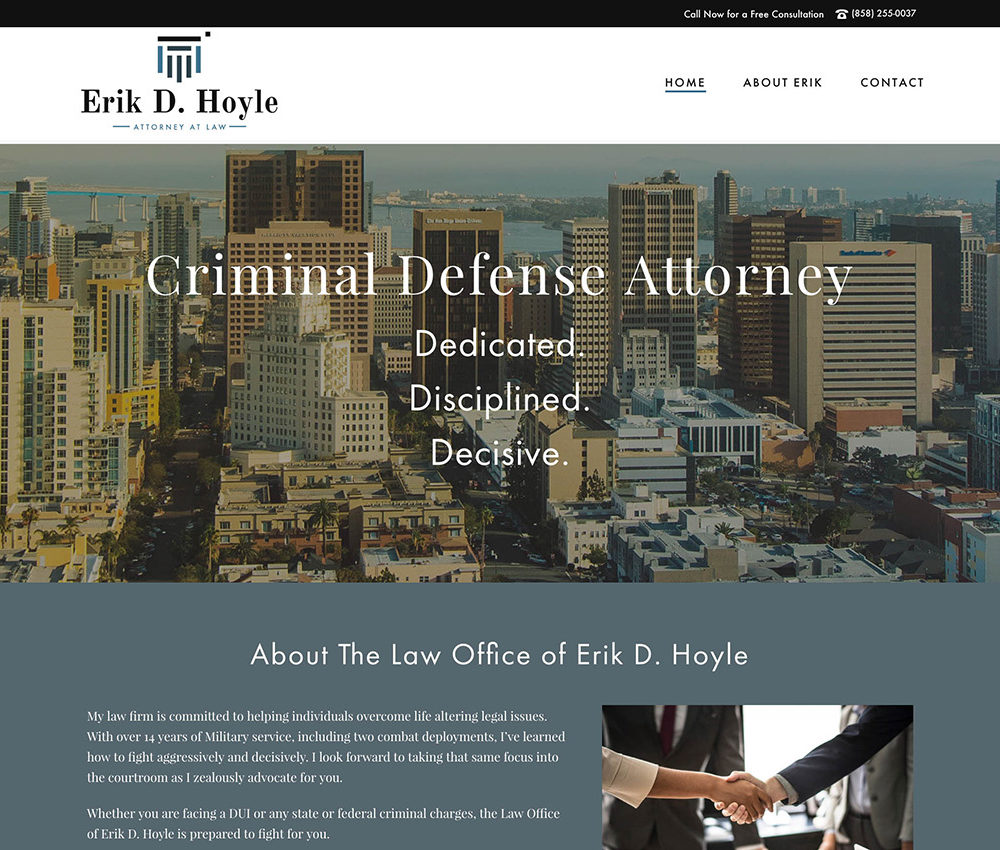 Erik D. Hoyle Attorney At Law