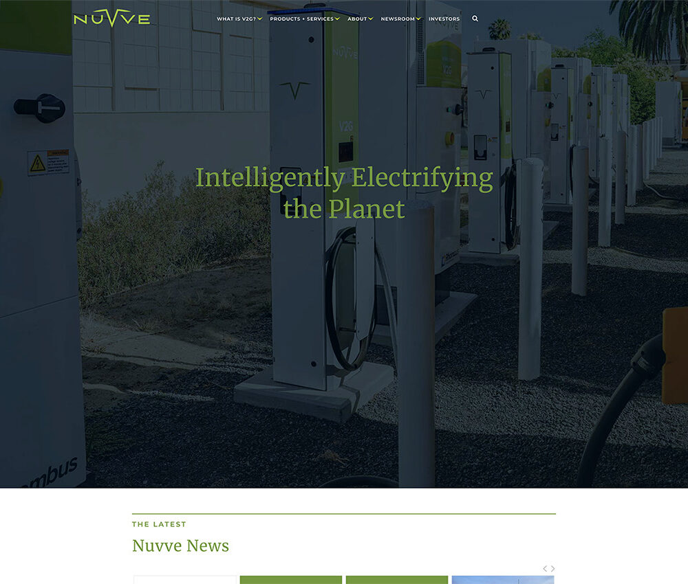 Nuvve Corp – Vehicle 2 Grid Technology