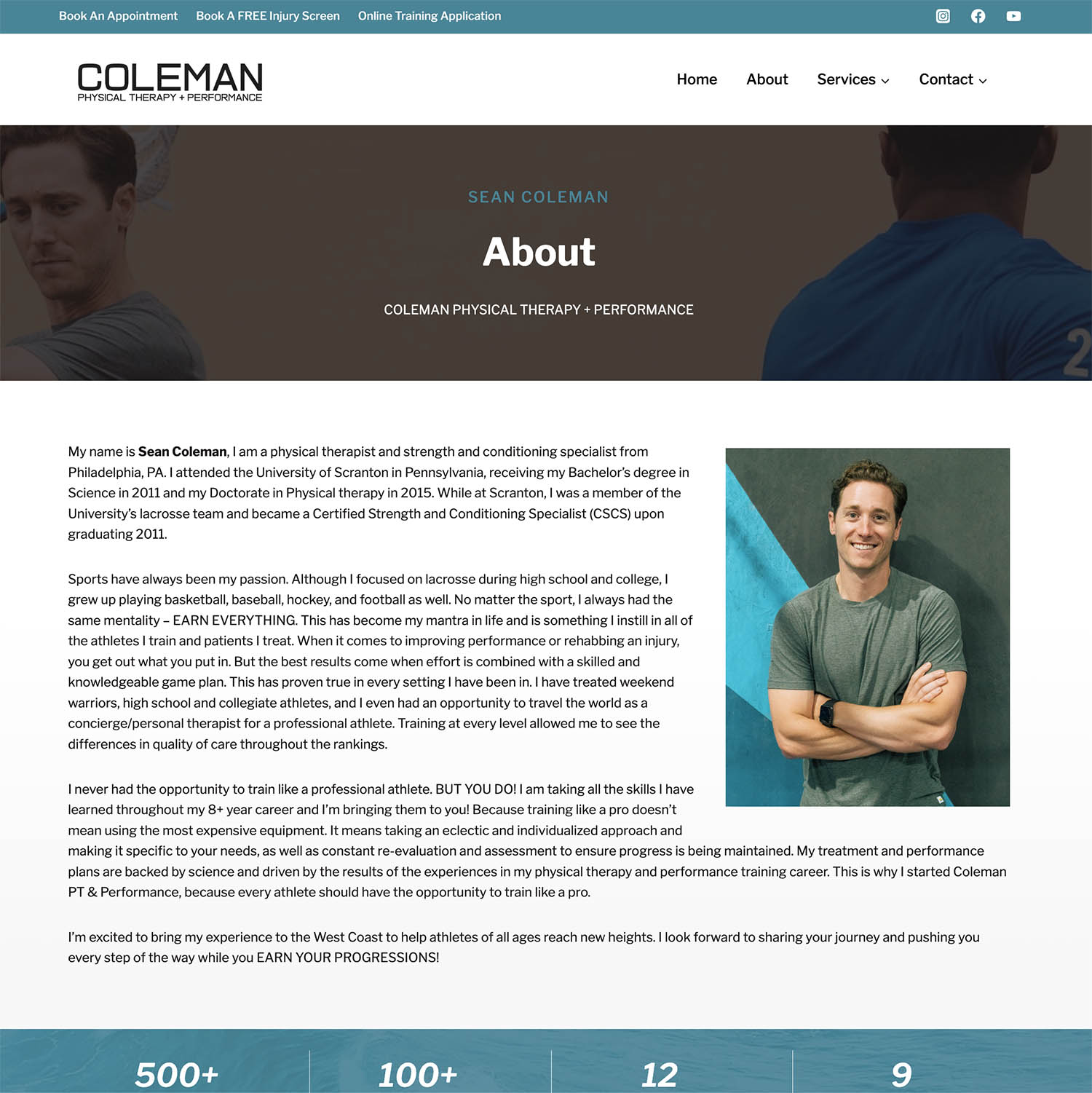 Physical Therapy WordPress Website